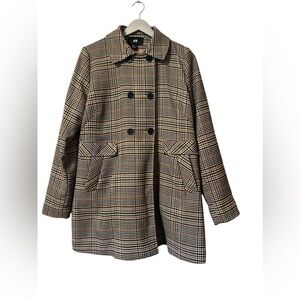 New H&M  Plaid Jacket Size 14